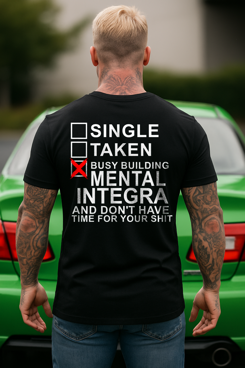 HONDA INTEGRA DC2 BACK | TSHIRT or MUSCLE TANK