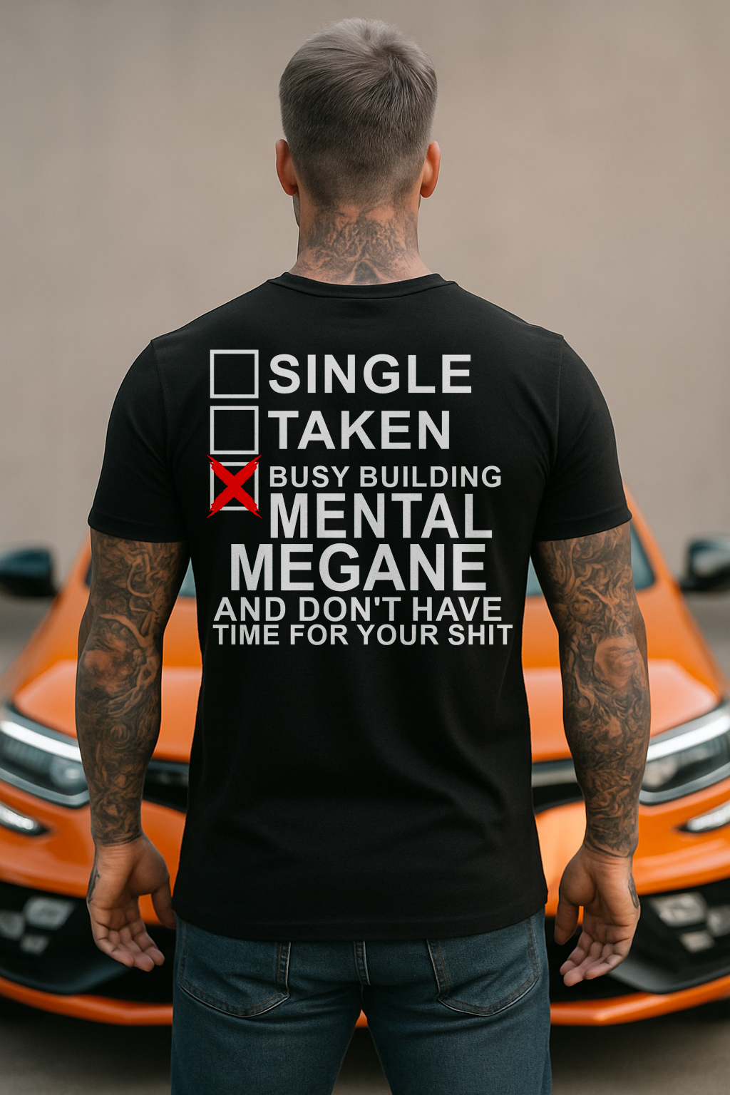 RENAULT MEGANE RS FRONT | TSHIRT or MUSCLE TANK