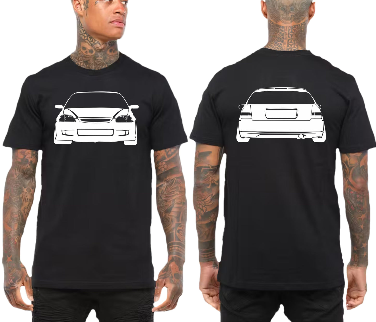 HONDA CIVIC EK EM FRONT & BACK | TSHIRT or MUSCLE TANK