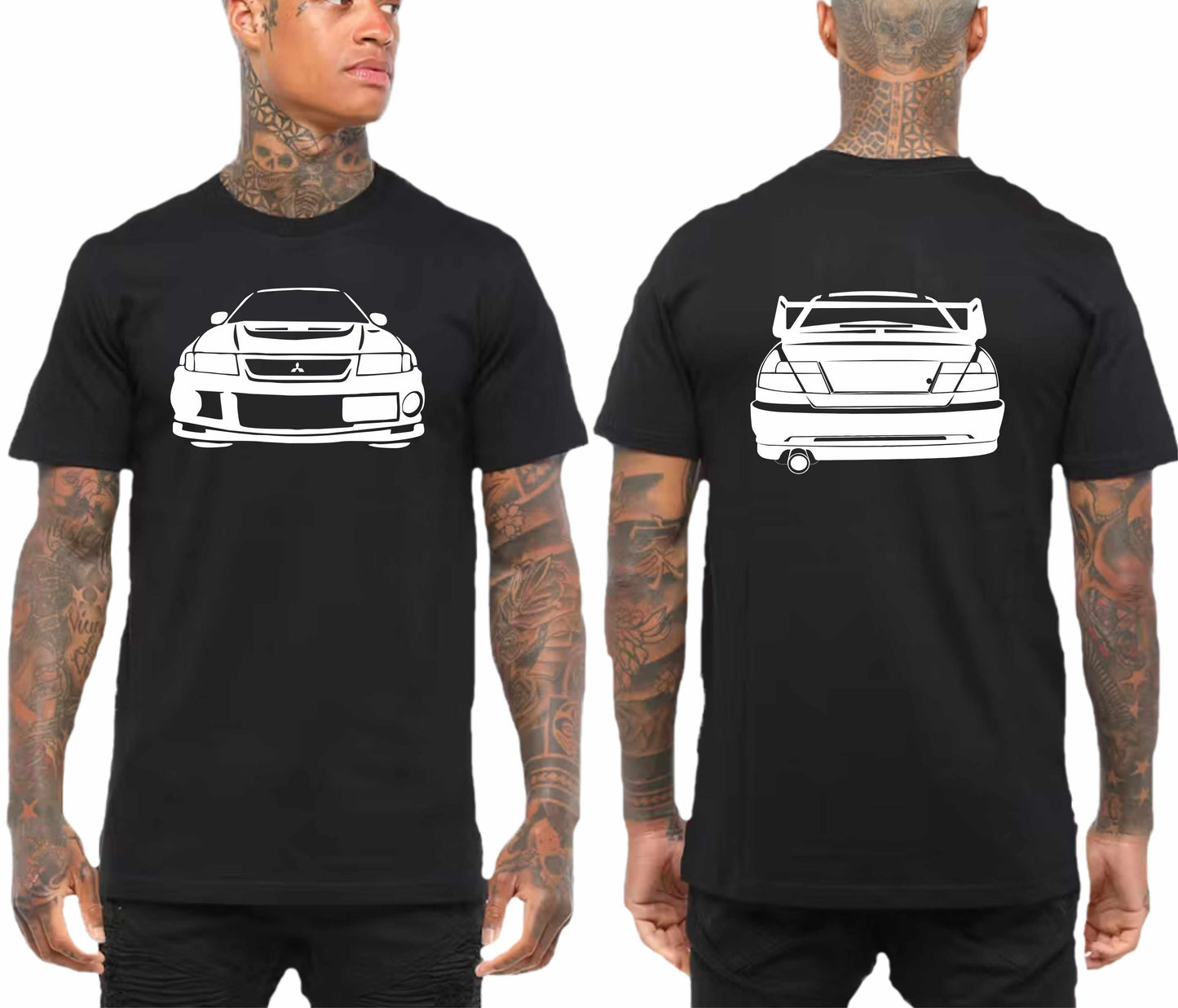 MITSUBISHI EVO VI FRONT & BACK | TSHIRT or MUSCLE TANK