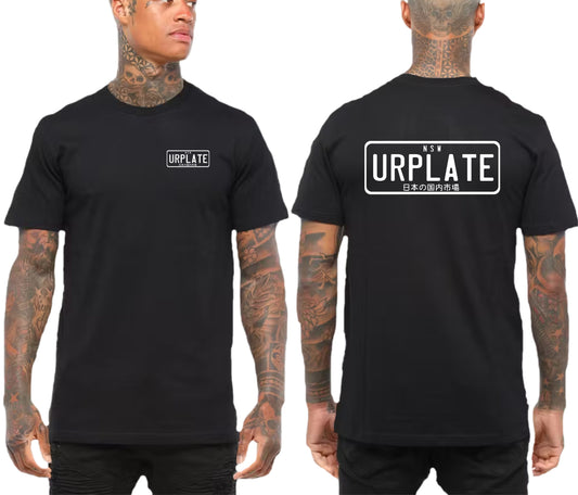 CUSTOM NUMBER PLATE FRONT & BACK | TSHIRT or MUSCLE TANK