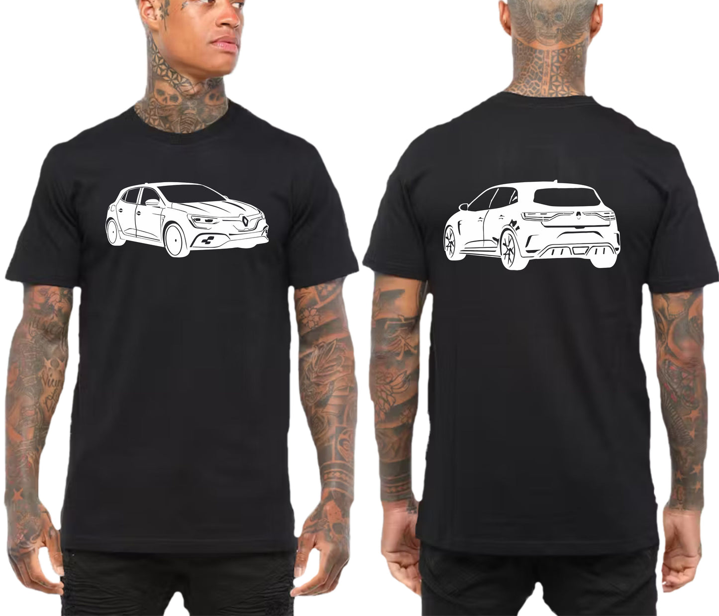 RENAULT MEGANE RS FRONT & BACK | TSHIRT or MUSCLE TANK