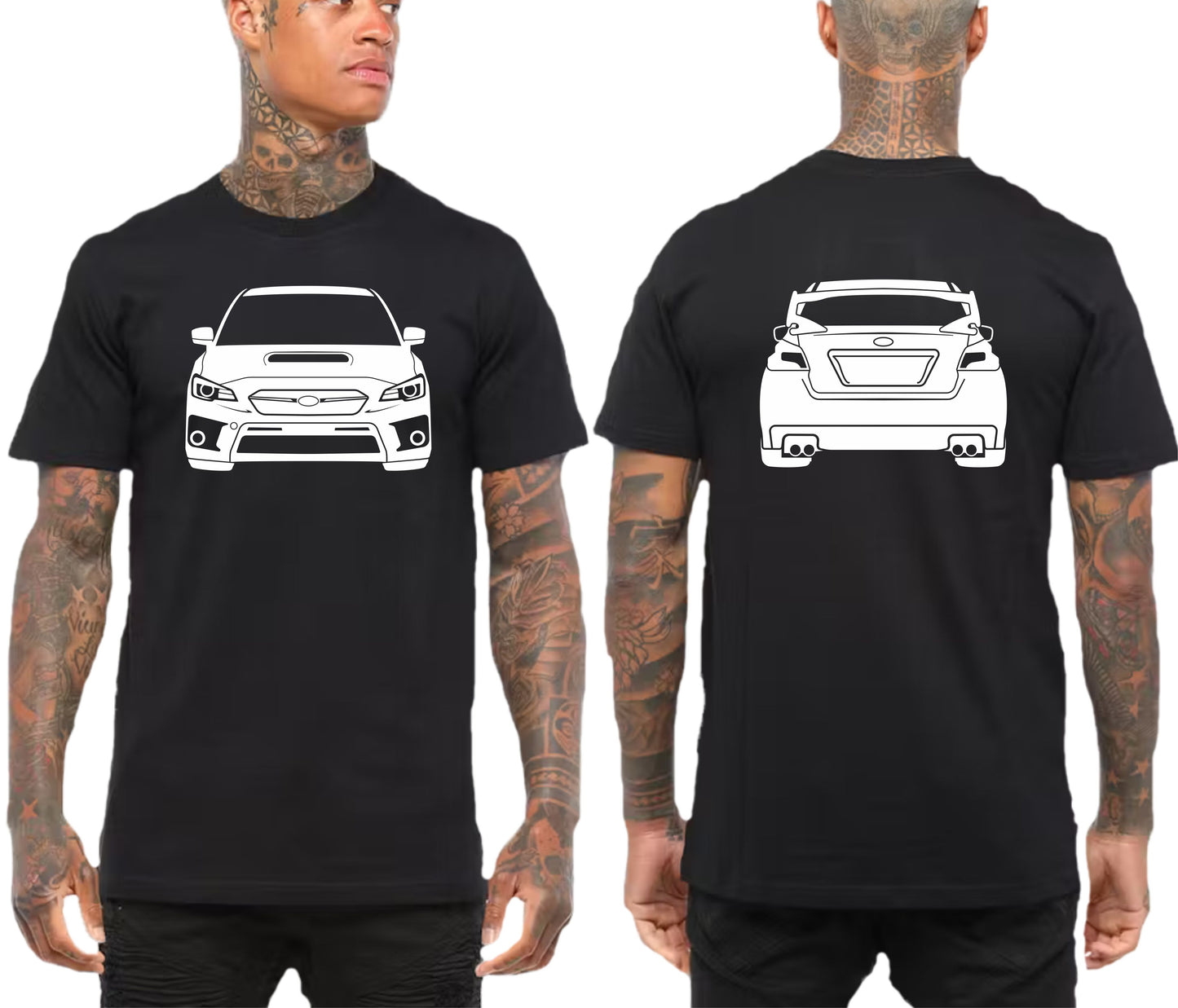 SUBARU WRX 2020 FRONT & BACK | TSHIRT or MUSCLE TANK