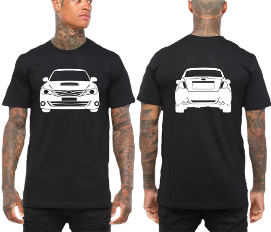 SUBARU WRX MY10 NARROW FRONT & BACK | TSHIRT or MUSCLE TANK