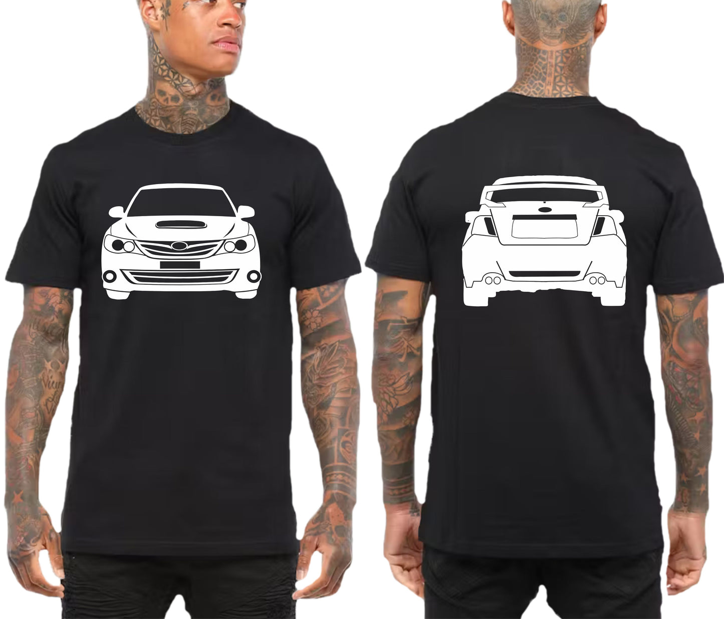 SUBARU WRX STI MY10 NARROW FRONT & BACK | TSHIRT or MUSCLE TANK