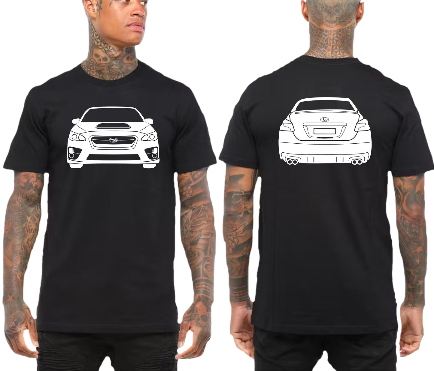 SUBARU WRX MY15 FRONT & BACK | TSHIRT or MUSCLE TANK