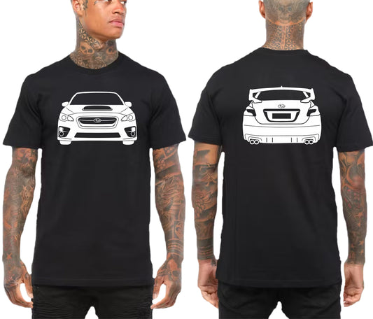 SUBARU WRX STi MY15 FRONT & BACK | TSHIRT or MUSCLE TANK
