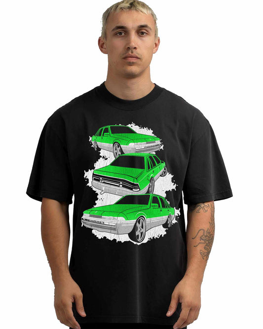 VINTAGE FADED TSHIRT | HOLDEN VL COMMODORE GREEN