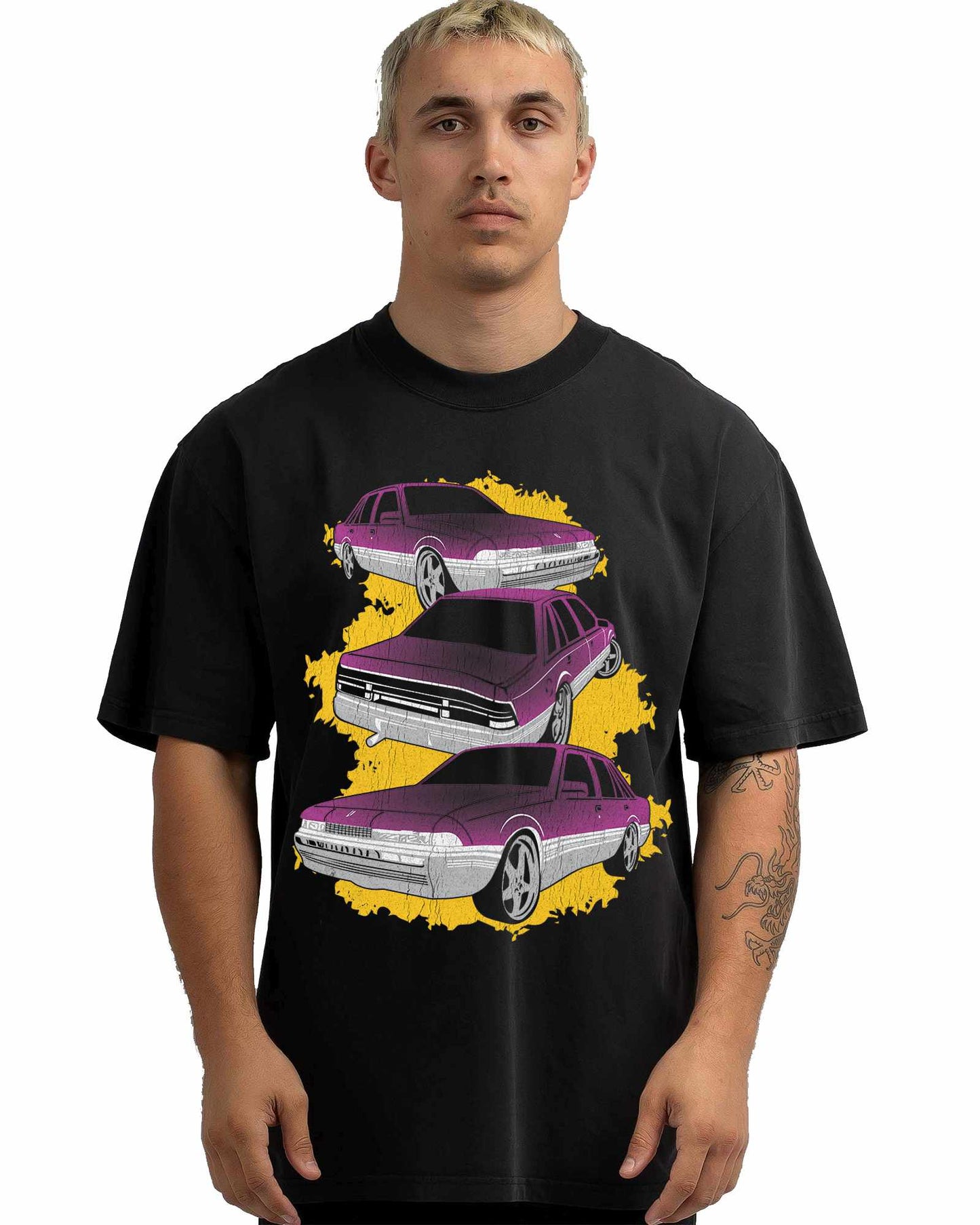 VINTAGE FADED TSHIRT | HOLDEN VL COMMODORE PURPLE