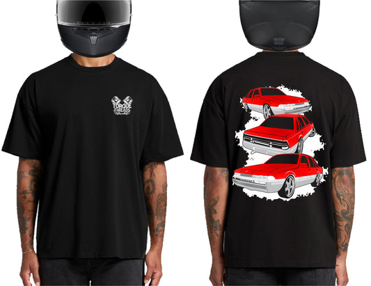 HOLDEN VL CALAIS RED | HEAVY OVERSIZED TSHIRT