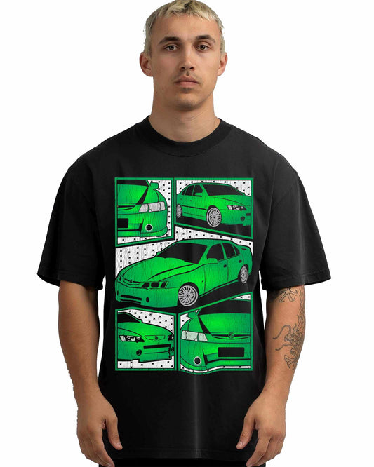 VINTAGE FADED TSHIRT | HOLDEN VY VZ COMMODORE GREEN