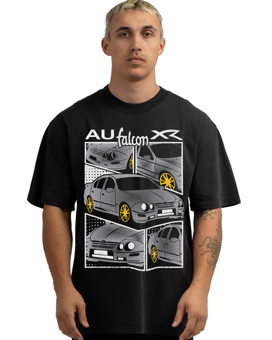 VINTAGE FADED TSHIRT | FORD AU FALCON GRAY