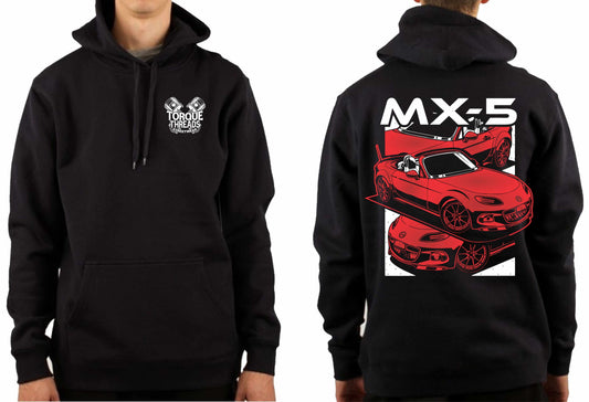 MAZDA ND MX5 COMIC STYLE HOODIE
