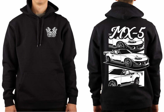 MAZDA NC MX5 COMIC STYLE HOODIE