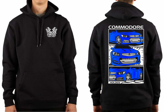 HOLDEN VF COMMODORE BLUE COMIC STYLE HOODIE