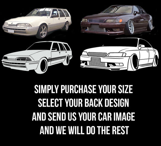 CUSTOM DRAWN CAR | PULLOVER HOODIE