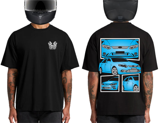 FORD FG FALCON BLUE | HEAVY OVERSIZED TSHIRT