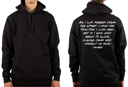 AS I LAY RUBBER | PULLOVER HOODIE