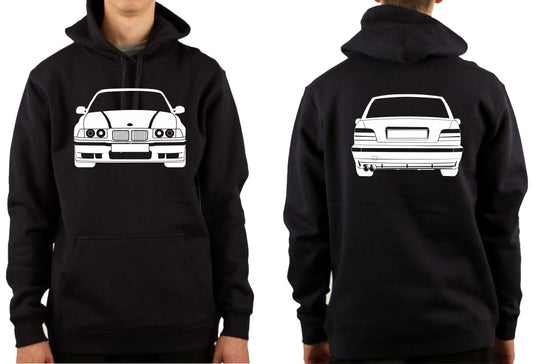 BMW e36 Front & Back | PULLOVER HOODIE