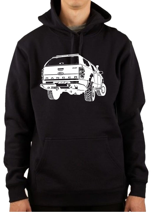 FORD RANGER 4X4 BACK | PULLOVER HOODIE