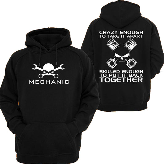 MECHANIC SKULL | PULLOVER HOODIE