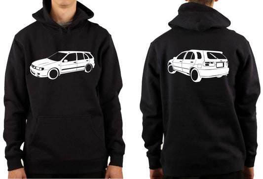 NISSAN N15 PULSAR SSS FRONT & BACK | PULLOVER HOODIE