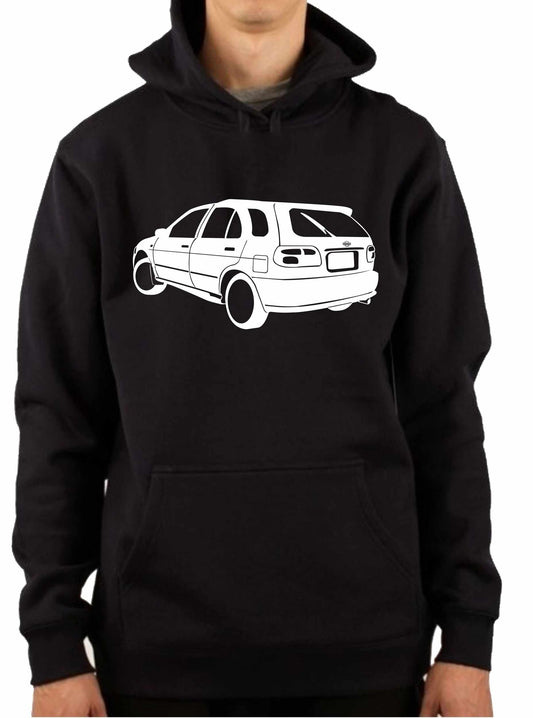 NISSAN N15 PULSAR BACK | PULLOVER HOODIE