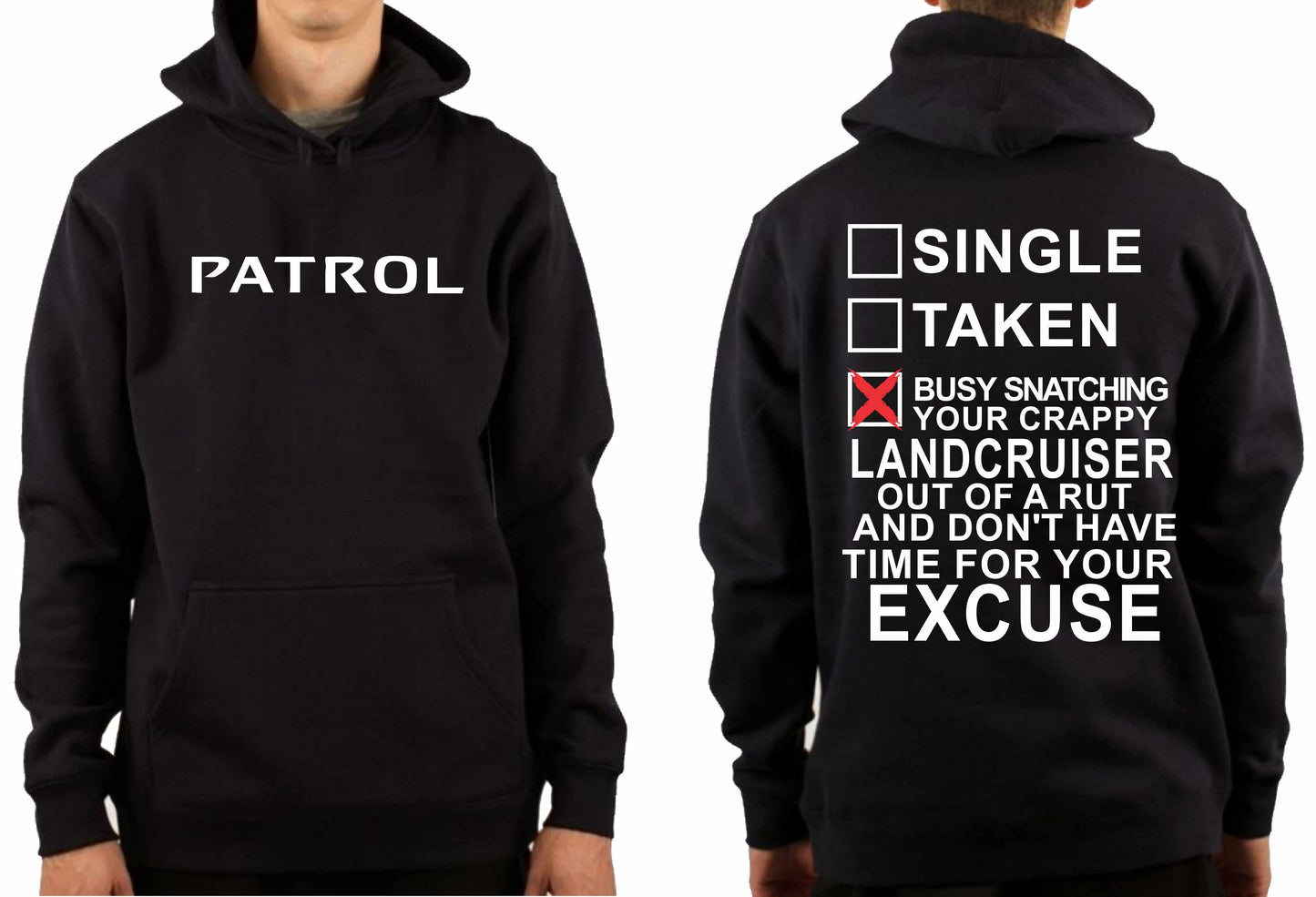 NISSAN PATROL SNATCH STRAP | PULLOVER HOODIE