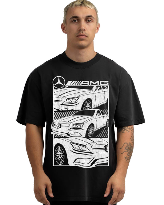 VINTAGE FADED TSHIRT | MERCEDES AMG C63