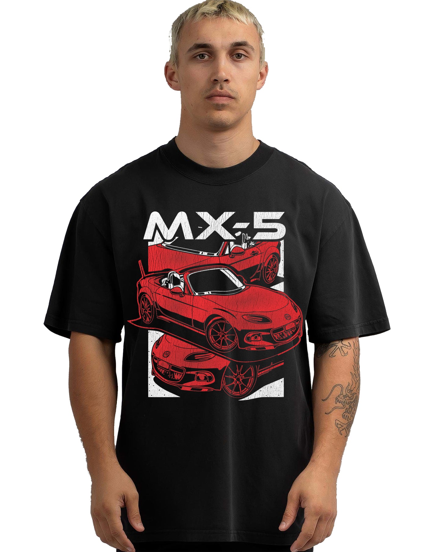 VINTAGE FADED TSHIRT | MAZDA MX5 ND