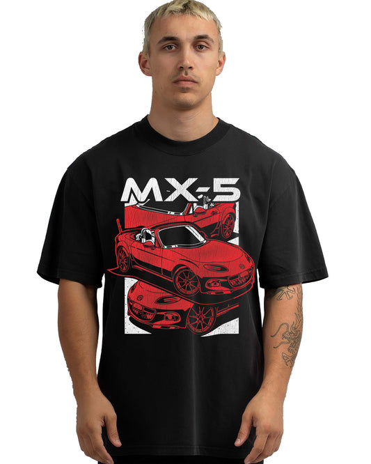 VINTAGE FADED TSHIRT | MAZDA MX5 ND
