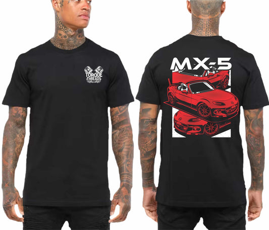 MAZDA MX5 RED | COMIC STYLE TSHIRT