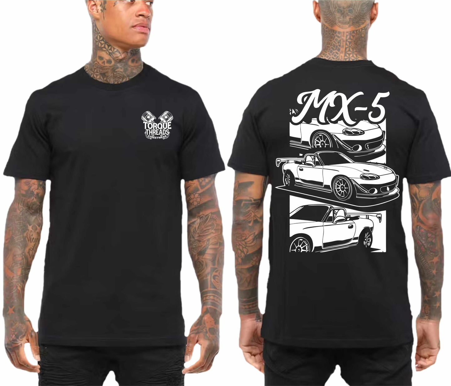 MAZDA MX5 WHITE | COMIC STYLE TSHIRT