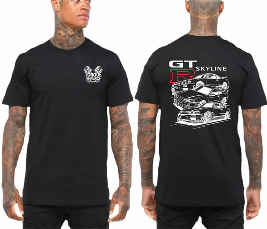 NISSAN R34 SKYLINE GTR | COMIC STYLE TSHIRT