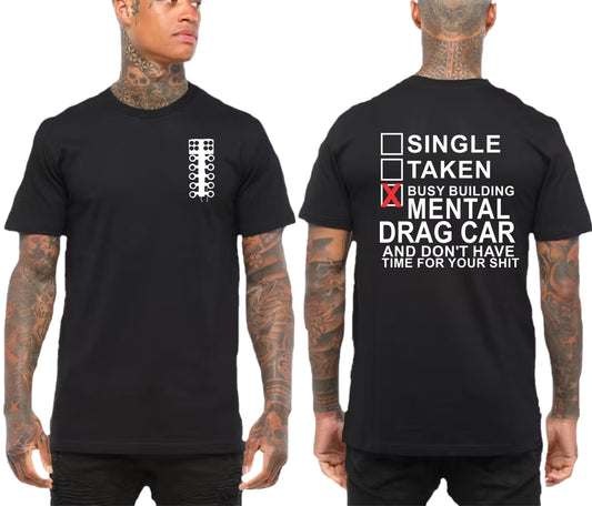 DRAG CAR | TSHIRT or MUSCLE TANK