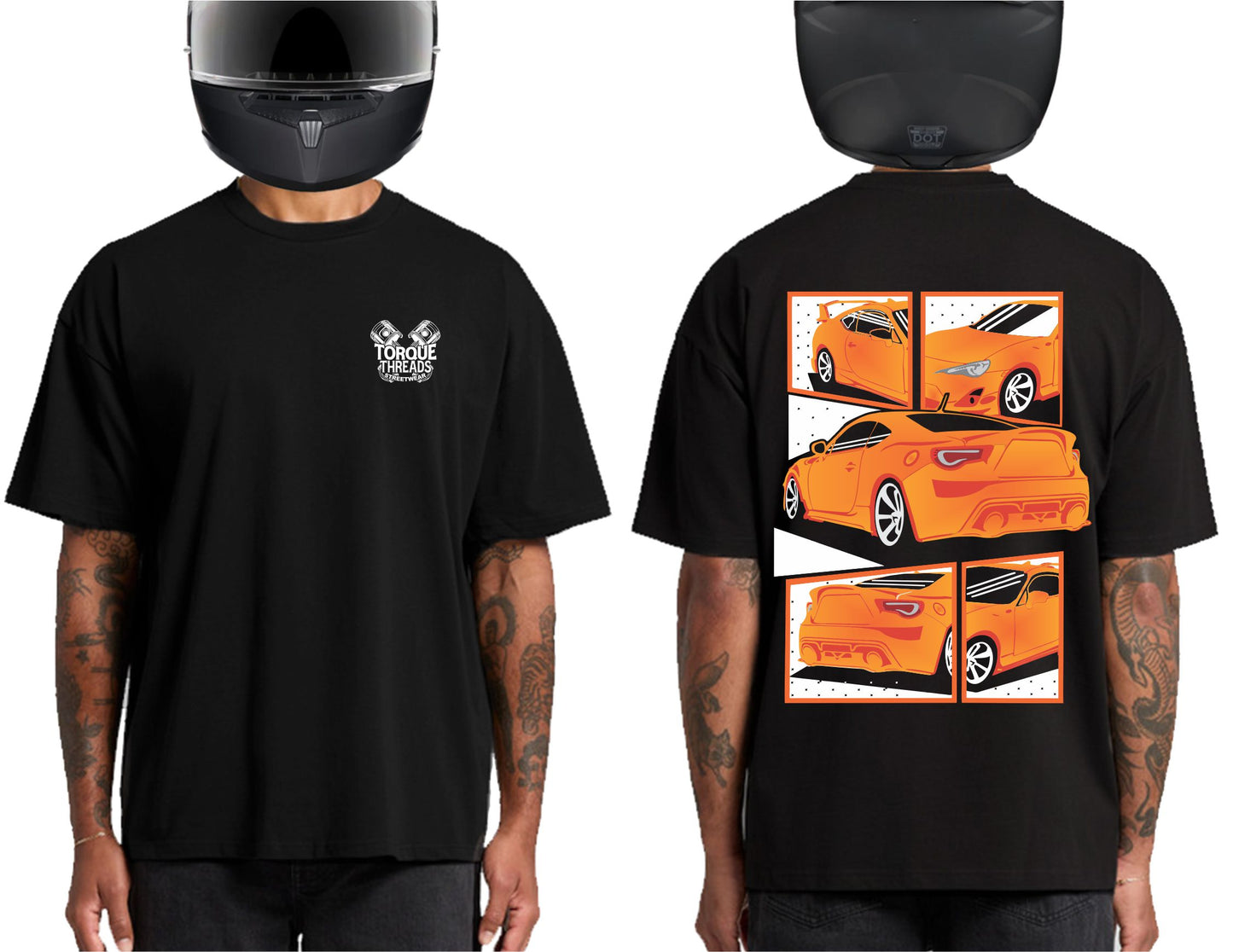 TOYOTA 86 ORANGE | HEAVY OVERSIZED TSHIRT