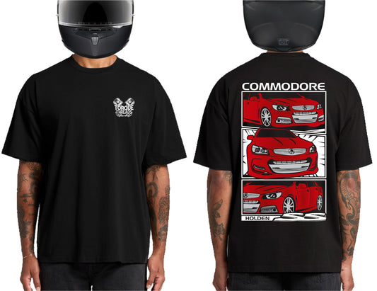 HOLDEN VF COMMODORE RED | HEAVY OVERSIZED TSHIRT