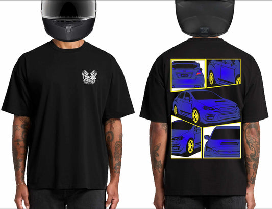 SUBARU WRX STI 2020 BLUE | HEAVY OVERSIZED TSHIRT